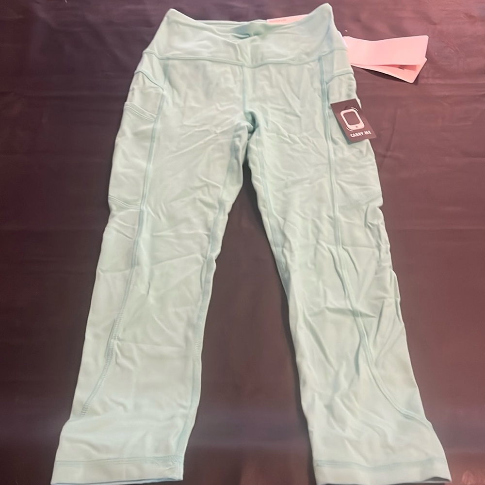 Mint green leggings